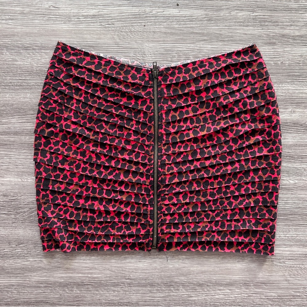 Leopard Mini Skirt